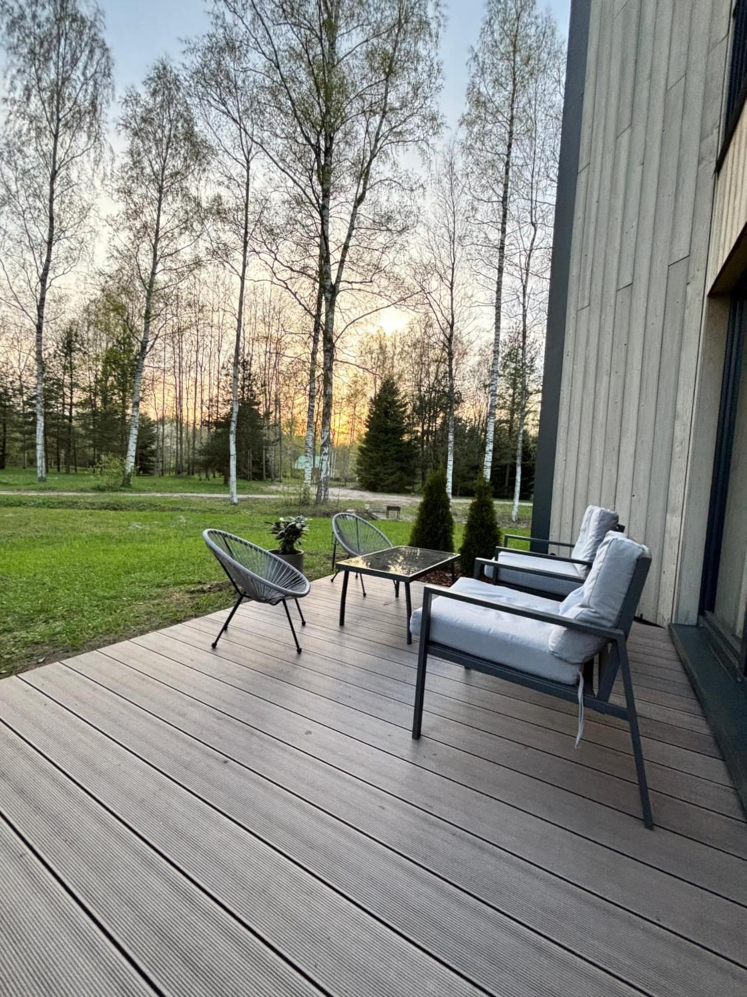 Albatross Getaway By The Sea, Spa And Forest With A Terrace Ķesterciems 外观 照片